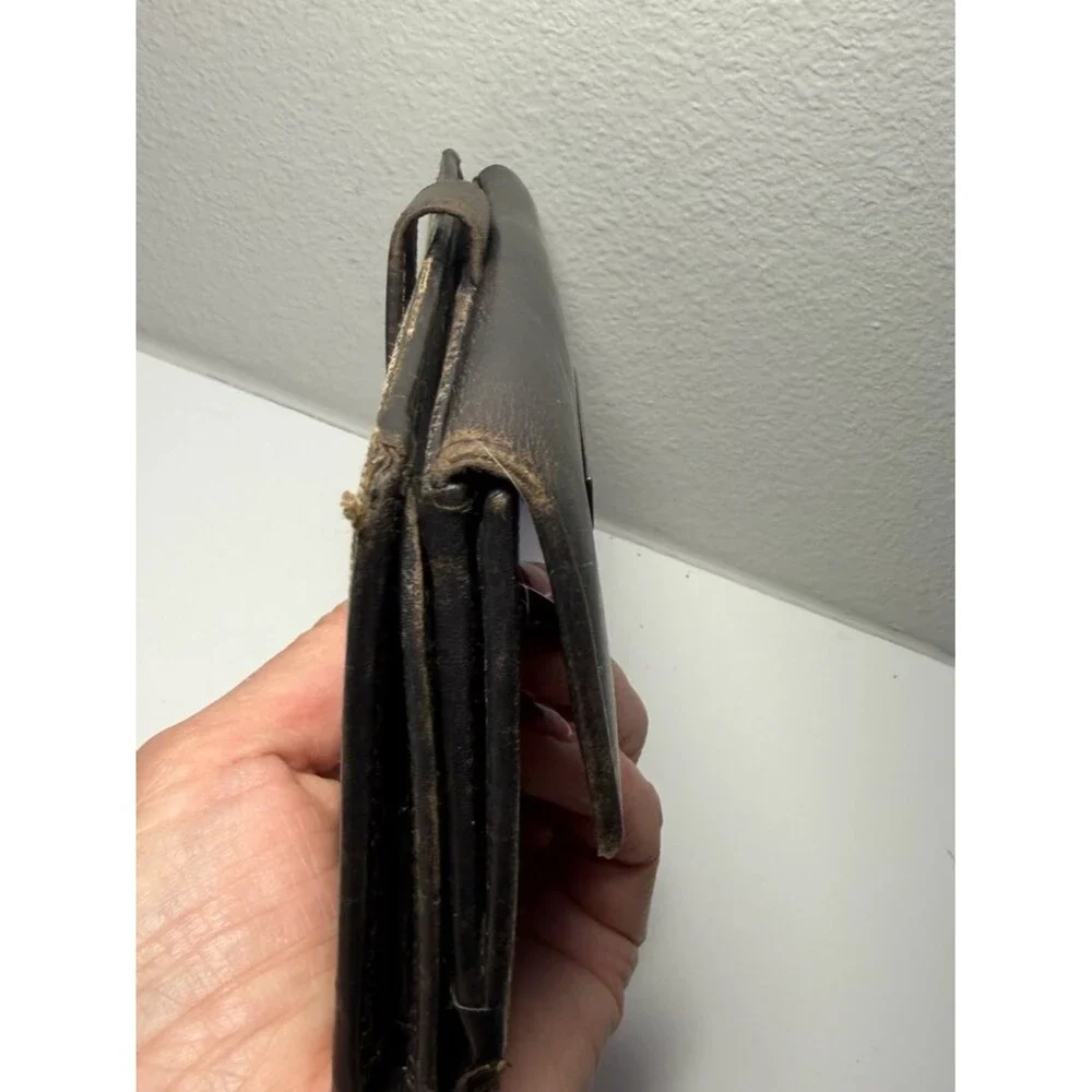 Gucci Brown and Beige Monogram Continental Wallet (Fair) - Picture 9 of 16